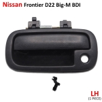 มือดึงอันนอก มือจับนอก มือเปิดนอกประตู ด้านหน้า-ข้างซ้าย 1 ชิ้น สีดำ สำหรับ Nissan Frontier D22 Big-M BDI ปี 1998-2005